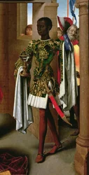 Adoração dos Magos, painel central do Tríptico da Adoração dos Magos, c.1470-72 (detalhe de 3430)
